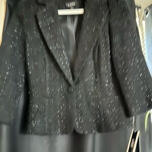 A. Byer Black Blazer with Shimmer